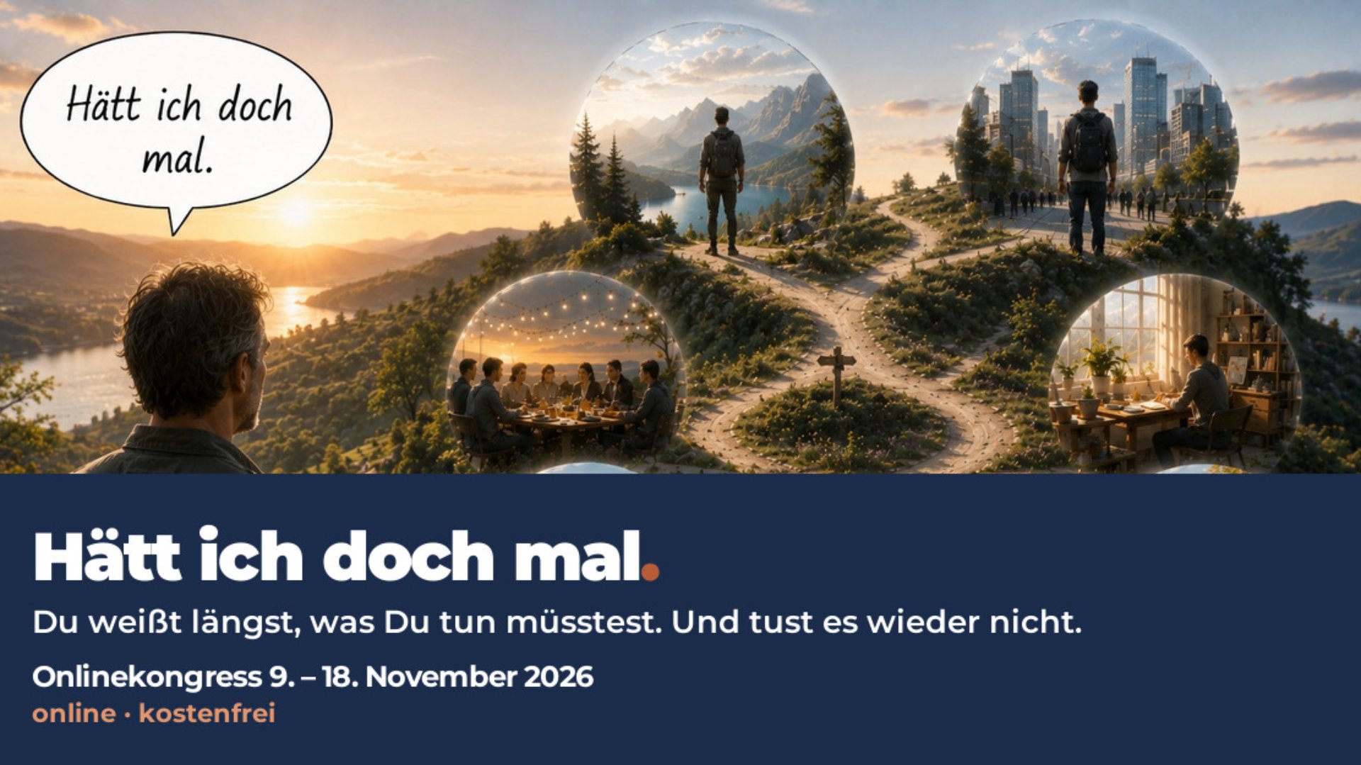 „Hätt ich doch mal.“ – Online-Kongress über die Frage, warum Wissen allein oft nichts verändert