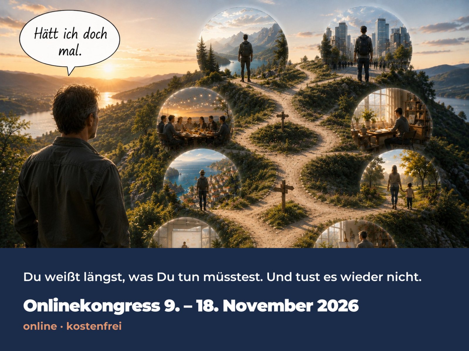 „Hätt ich doch mal.“ – Online-Kongress über die Frage, warum Wissen allein oft nichts verändert